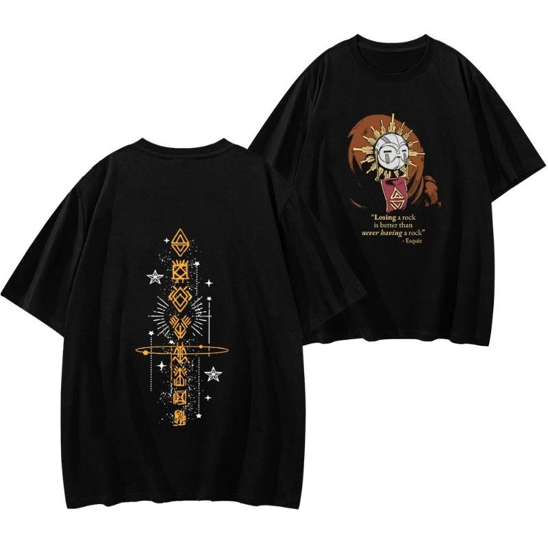 Esquie Clair Obscur Expedition 33 T-Shirt Expedition 33 Graphic Tee Funny Whooo Wheee Shirt Anime Game Inspired Aesthetic Tee
