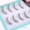 Transparent Terrier 5 Packs L-Shaped False Eyelashes Natural Comic Barbie Eyelashes Little Demon Eyelashes