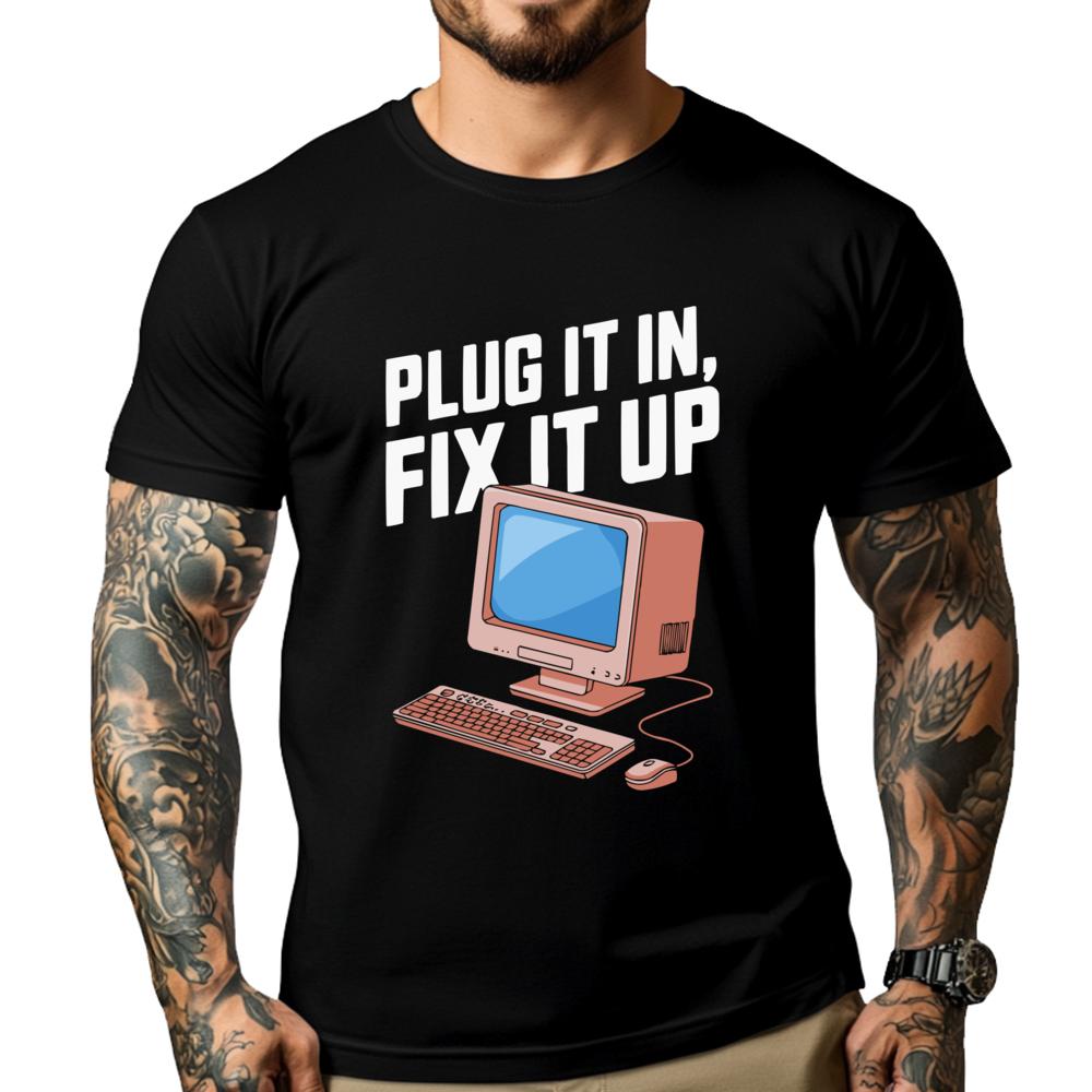 Tech Support Profession Troubleshooting Computer Technician Luxury T Shirt Men High Quality Halloween T Shirts Father s Day S разноцветный