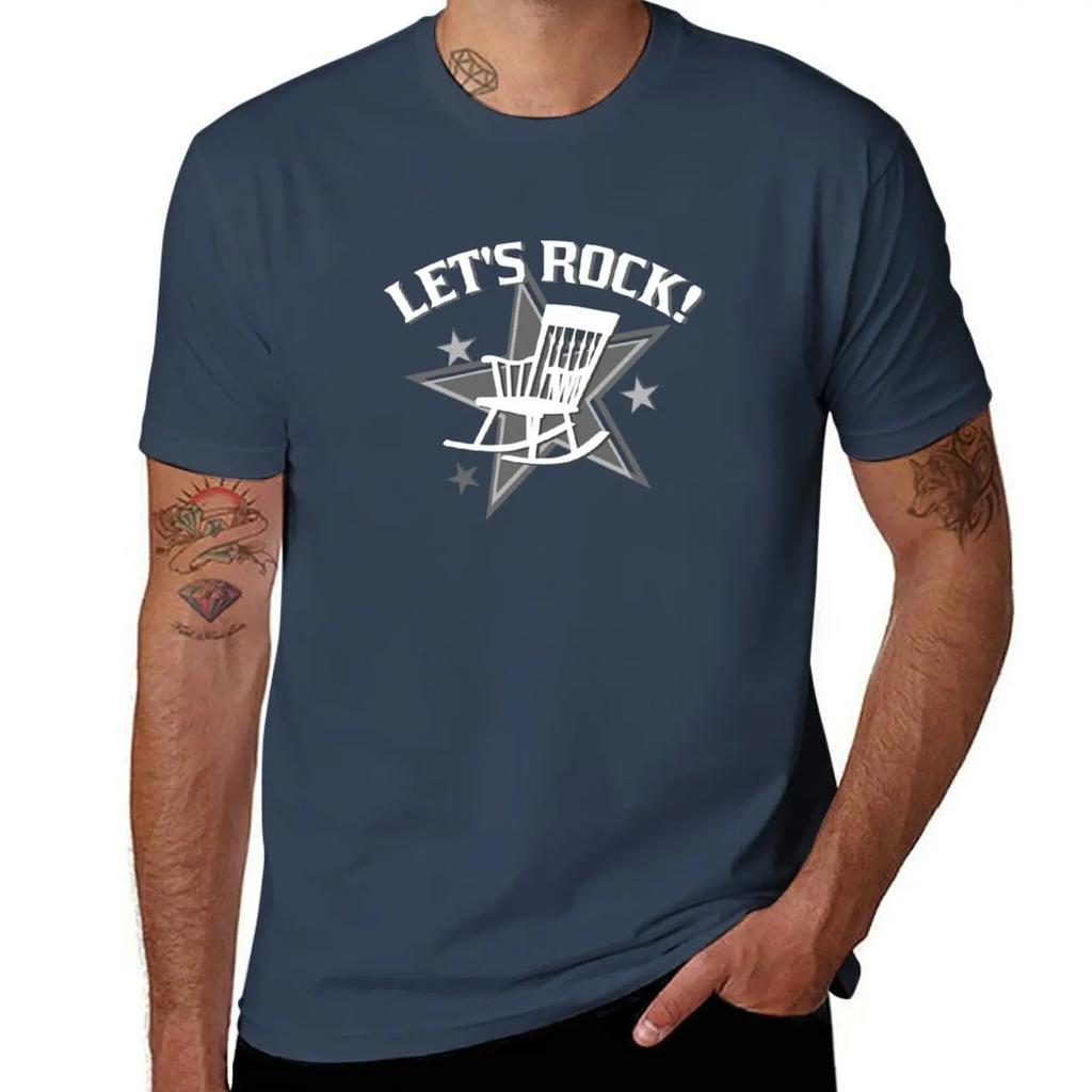 Let's Rock! T-Shirt cheap stuff shirts graphic tee plus size clothes Men's t-shirts