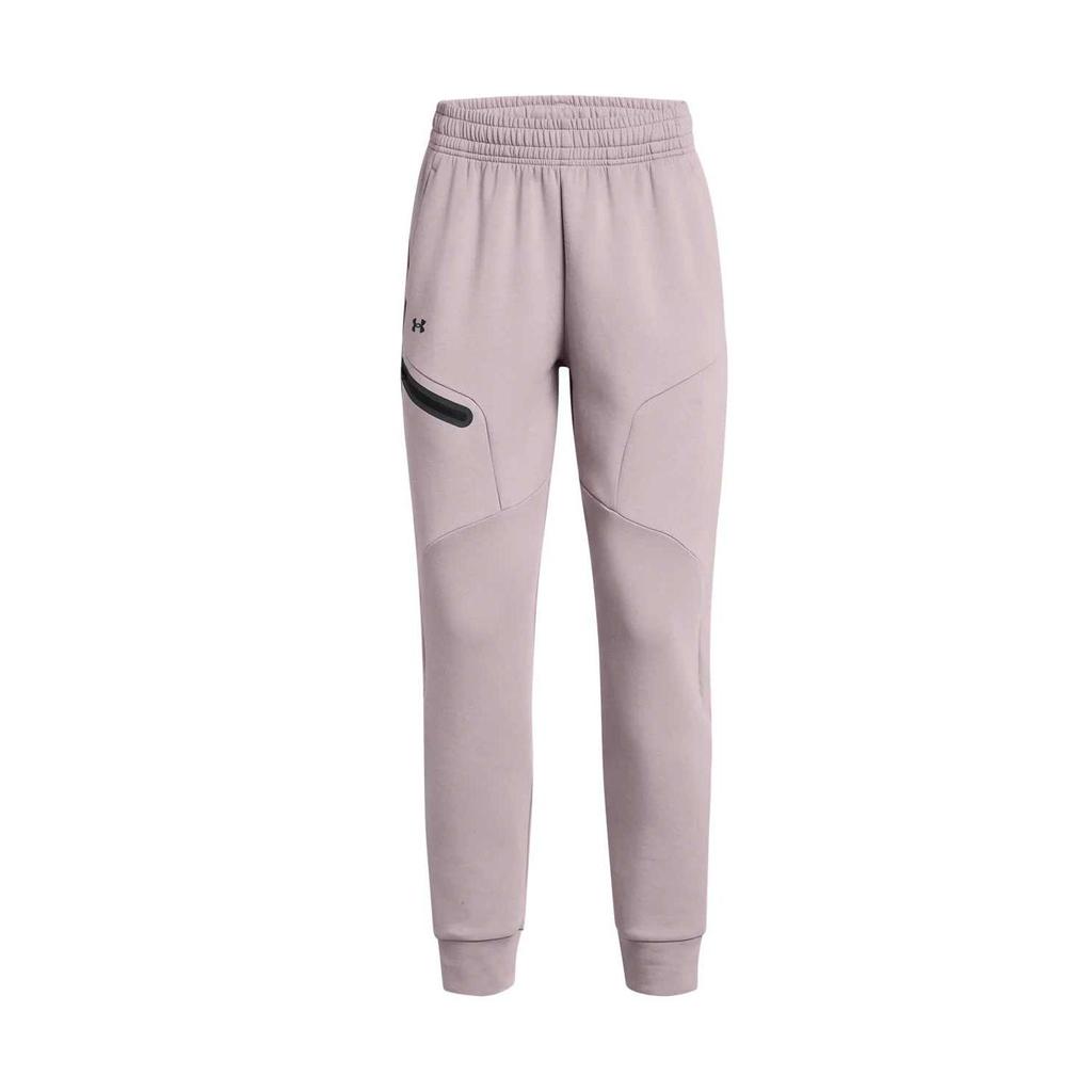 Under Armour Unstoppable Soft Comfortable Stylish Warm Durable Mid-Rise Knitted Sports Pants Women bottoms Light-Pink 1379846-015