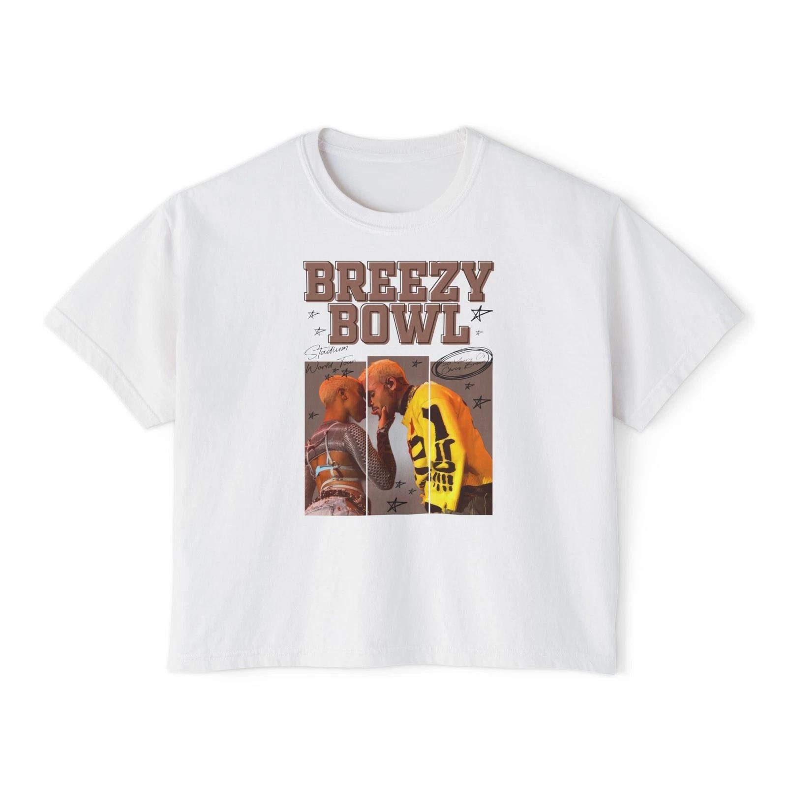 - Breezy Bowl Tour Boxy T-shirt- Taylor and Breezy M