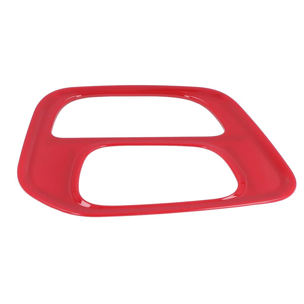 Gear Shift Panel Frame Trim Anti UV Wearproof Replacement for Dodge Challenger 2015‑2021Red