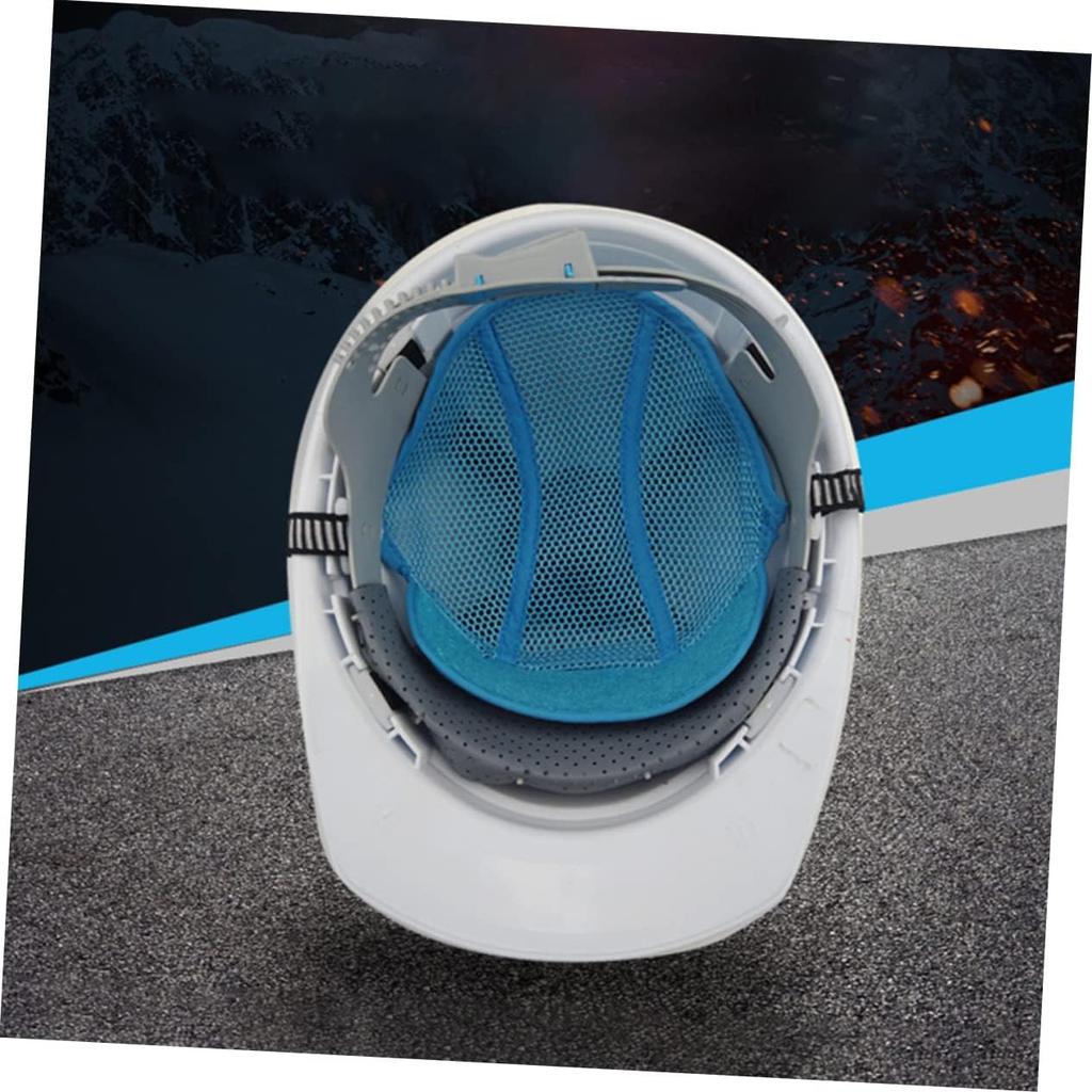 2Pcs Washable Helmet Liner Pads Breathable Hard Hat Insert Liners for Cooling and Sweat Absorption Safety Head Protection Accessories