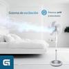 Ventilateur Sur Pied - Grunkel - Fan-G165R - 50 W - 3 Vitesses - Hauteur Réglable 106-125 Cm