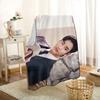 HEARMNY KPOP Kim Soo Hyun Blanket Super Soft Warm Microfiber Fabric Blanket For Couch Throw Travel Adult Blanket 0719