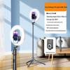2026 Four-Axis 360° Rotating Anti-Shake Selfie Stick and Universal Floor Tripod for Mobile Phones