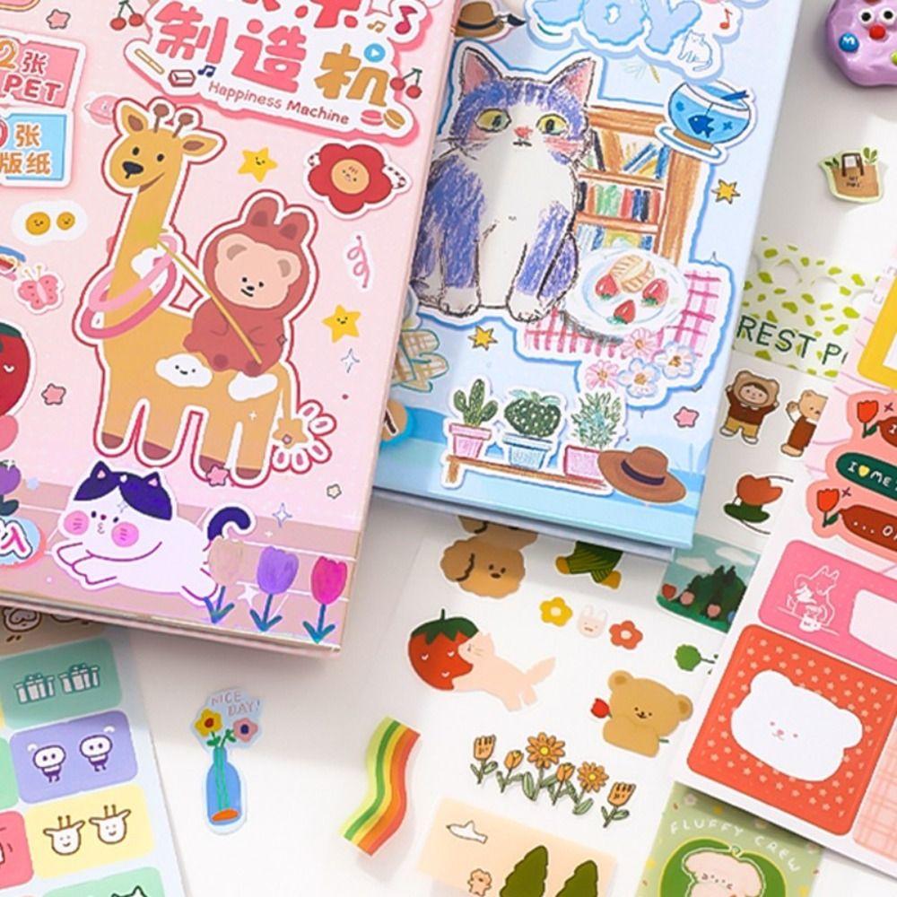 Cartoon Scrapbooking Stickers Die-cutting DIY Decoration Sticker Kids Toys  Phone Case Decor