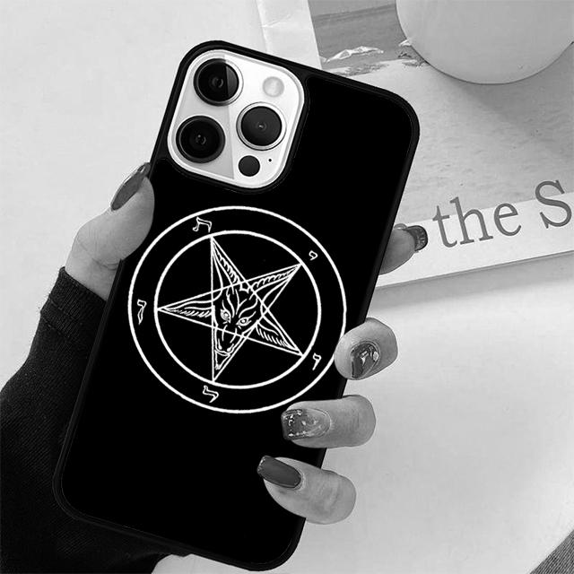 Sigil of Lucifer Coque Shell For iPhone 17 Air 15 16 14 13 12 Pro Max 11 Pro Max Plus Phone Case Cover