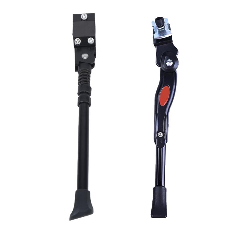 Adjustable Aluminum Alloy Motorcycle Bicycles Kickstand With Height Adjustment And Anti Slip Base For Stable Parking On Any Terrain