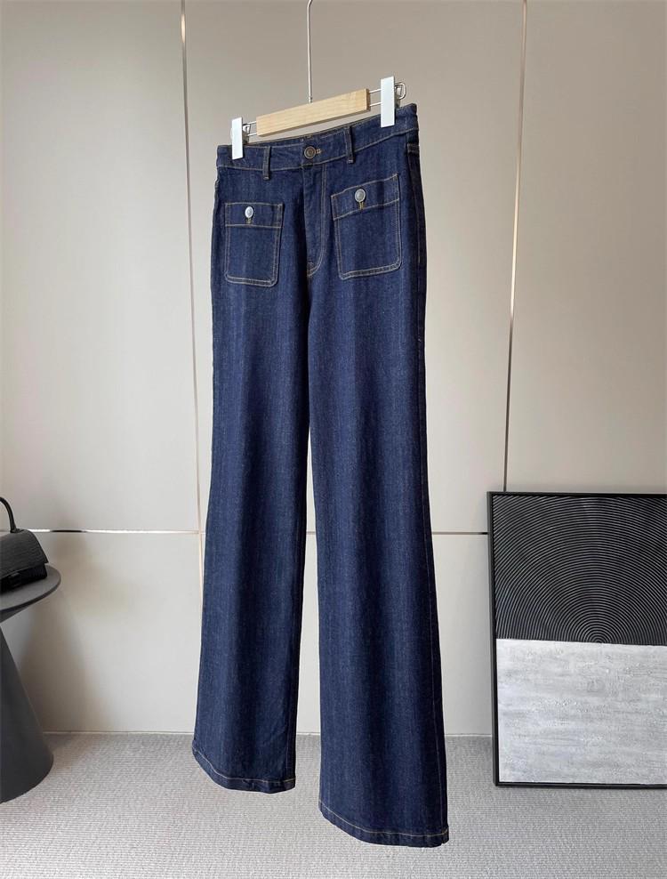 

Modern Italian Eco-Friendly Cotton Denim Jeans Medium темно-синий
