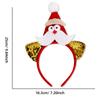 Snowman Antler Hair Hoop Red Hair Band New Headwear  Christmas