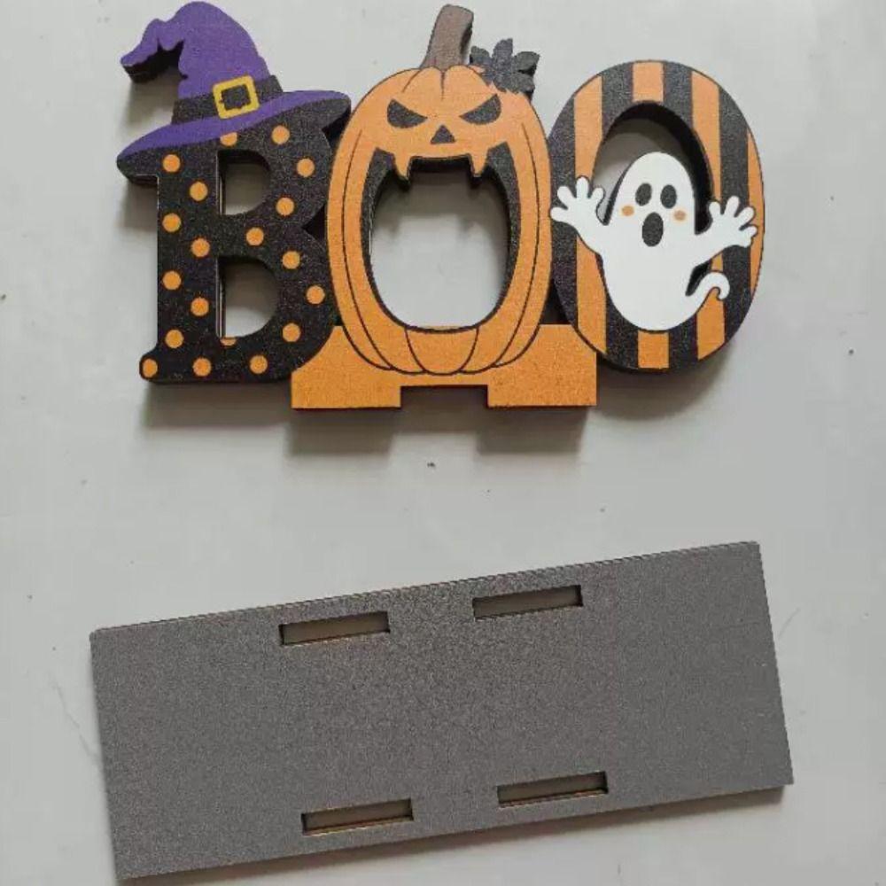 Wood Halloween Tissue Dispenser Cartoon 2D Flat Tissue Holder Wooden Napkin Holder Restaurant
