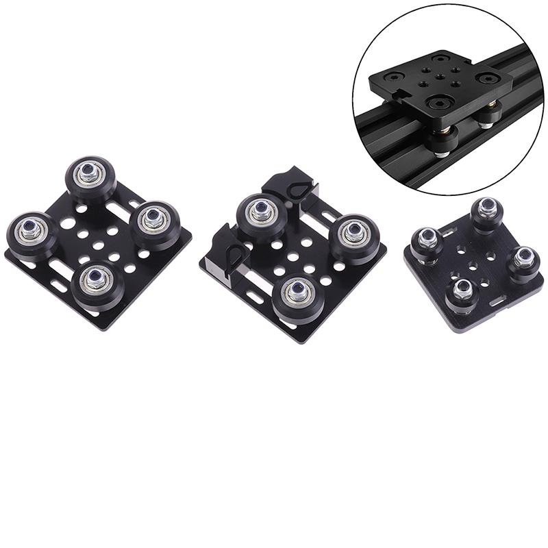 3D Printer V Gantry Plat Set Slide Plate Pulley For 2020 /2040 V-Slot Wheels