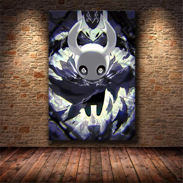 Hollow Knight Electronic Game Poster Home Decoration Painting Children's Anime Game Print Canvas Wall Living Room