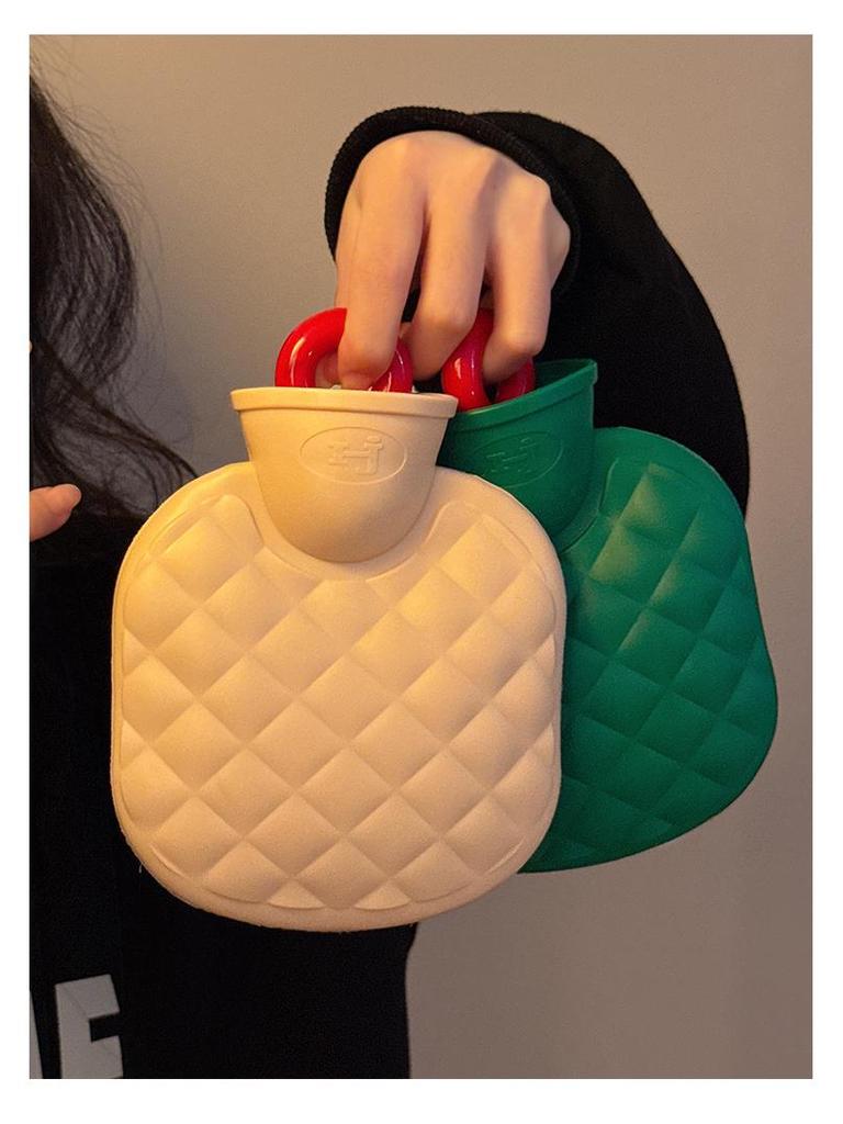 Plush Explosion-Proof Hot Water Bottle & Hand Warmer for Girls - Large & Small Sizes Available for Abdomen or Bed Use