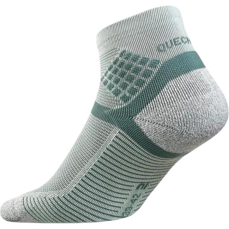 DECATHLON Hike 500 Simple, Breathable and Comfortable Mountain Hiking Socks Unisex Two Pairs Mint Colour