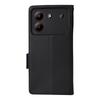 For ZTE Blade A54 Case Leather Wallet Phone Cover with Wrist Strap