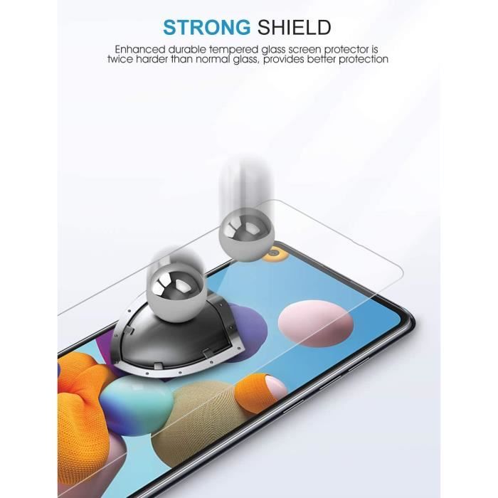 Skyddsfilm - LittleMonkey - Samsung Galaxy A21 - 3-pack - 9H härdat glas - Hög klarhet