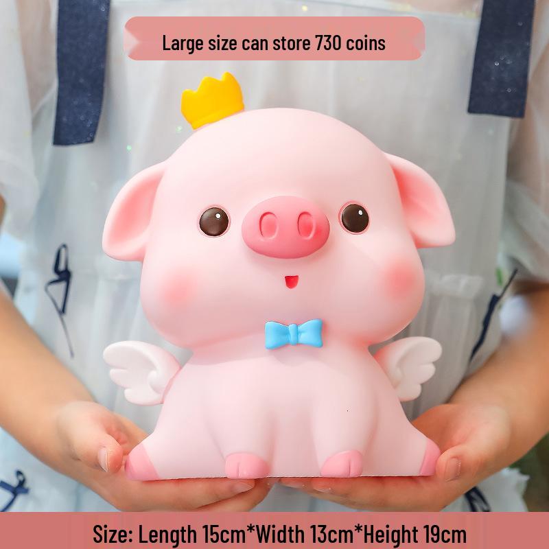 Cute Cartoon Piggy Bank - Drop-Resistant Vinyl, Ideal for Kids' Gifts: Children's Day, Valentine's, Birthdays