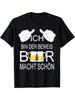 T-Shirt Y2k I M Proof Beer Black