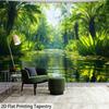1Pc Tropical Rainforest Jungle Map Tapestry Wall Hanging, Decorative Fabric Poster for Bedroom, Living Room, Dorm & Home Decor