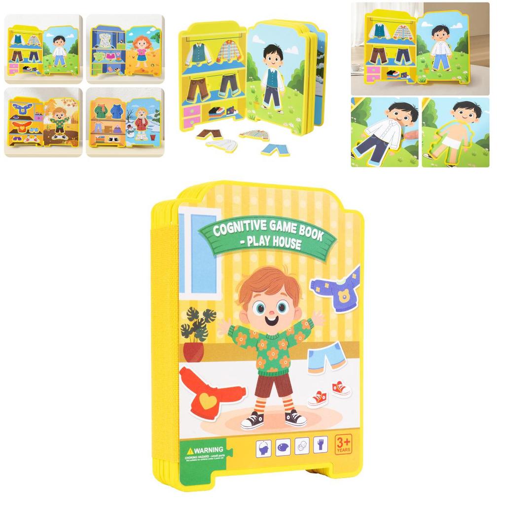 Educational Puzzle Dress Up Toy With Eva Material For Early Learning And Quiet Book Fun