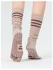 Gradient Five-Toe Non-Slip Yoga Socks - Women's Fitness & Pilates Slouch Cotton Calf Socks