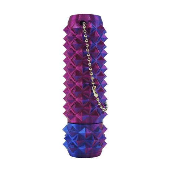 Pichlavý Grippie Stim Fidget Hračka Rotující Vlček Úleva od Stresu Dospívající Dospělí 3D Tištěný Nástroj pro Bolest Stimming Přenosný Hrubý Váleček Klíčenka Senzorická Hračka