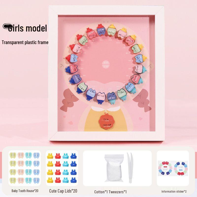 Children's Tooth Storage & Keepsake Box: Boy/Girl Baby Tooth Collection