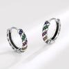 925 Sterling Silver Heart Hoop Earrings Stud Earrings Silver Women Star Butterfly Earrings for Women Jewelry Gift E357
