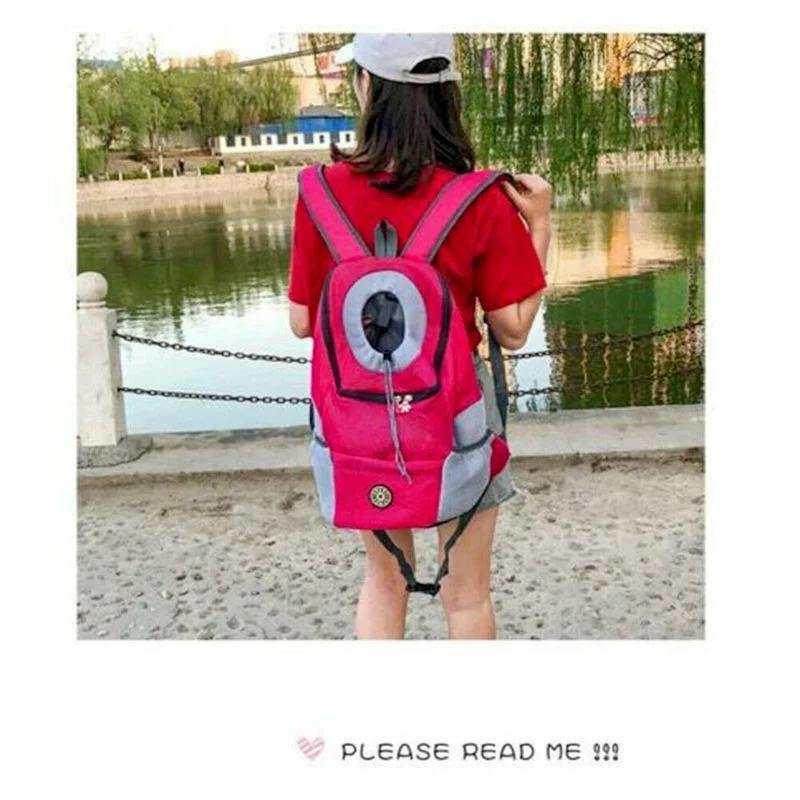 Pet Bag Traveling Portable Cat and Dog Backpack Dog Breathable Chest Bag Pet Supplies