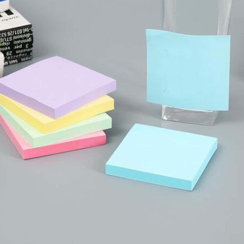 Fluorescent Colored Sticky Notes 3x3 Inch Student Memo Strips, N-Times Stick, Hot Selling Notepad