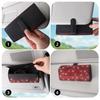 Portable Bling Car Glasses Case Anti-pressure Hard Shell Sunglasses Case Rhinestone Eye Glasses Case Car Assessoires