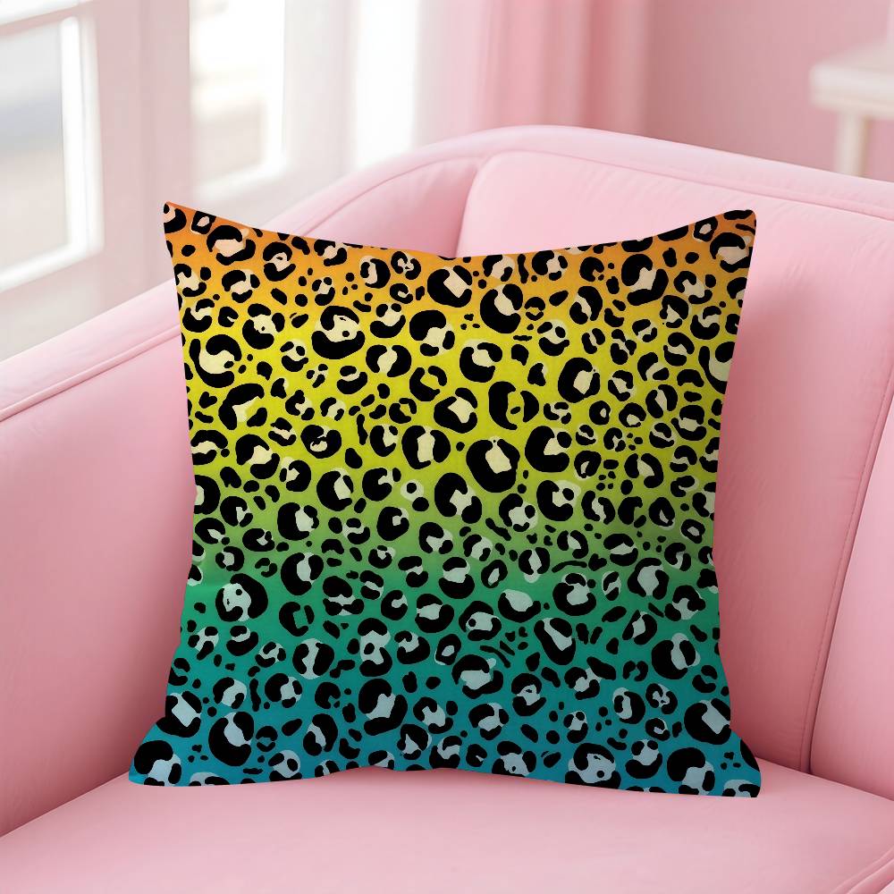 Fashion Leopard Personalized Pillow Dust Cover Bedroom Kids Party Decoration Pillowcase Birthday Children Gift