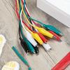 10PCS Alligator Clips Electrical DIY Test Leads Alligator Double-ended Crocodile Clips Roach Clip Test Jumper Wire 46CM