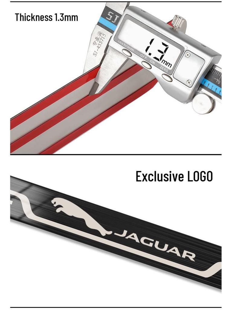 Jaguar XEL XJ F-PACE XFL E-PACE XE XF Car Door Sill Welcome Pedal