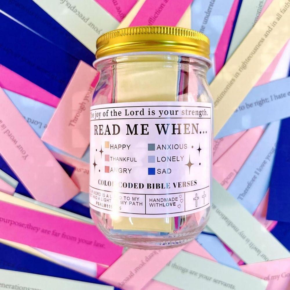Creative Read Me When Bottle Emotions Feelings Christian Jar Cards  Reading Christmas