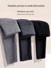 Plus Size Women's Thermal Fleece High-Waist Seamless Pants for Autumn/Winter