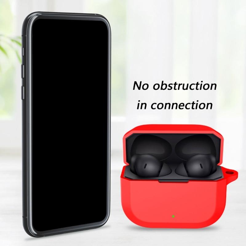 Headphone Cover Shockproof Wrap Case Skin Antiscratch Guard Washable Silicone Housing Shell Enhances Grip for Nord Buds