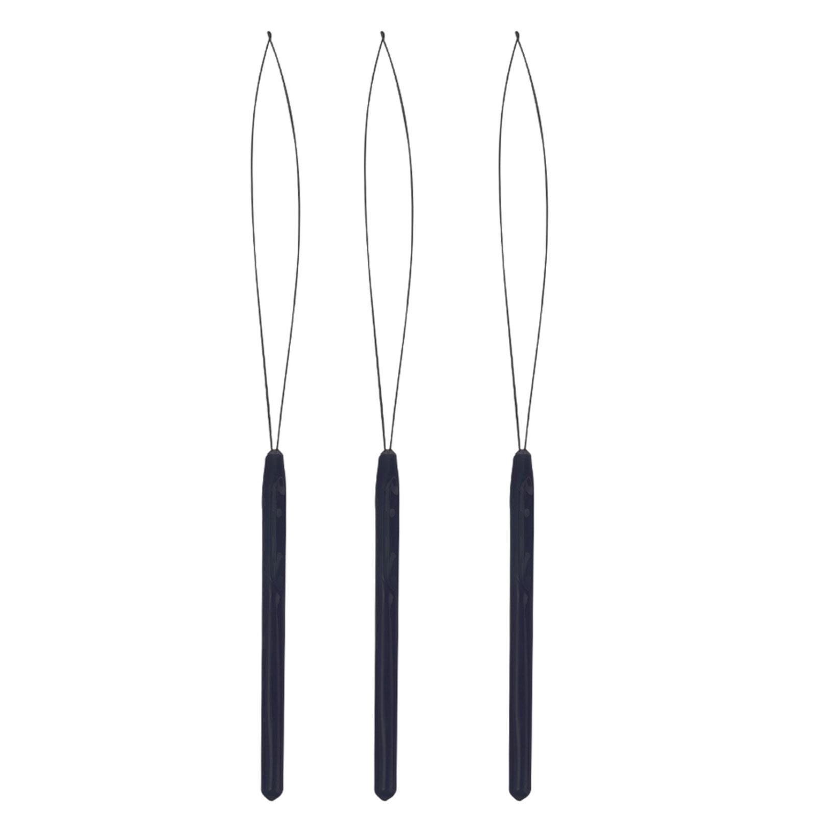 

3 шт., иглы для бисера, открытые изогнутые иглы для бусин, браслетов, инструменты для изготовления ювелирных изделий, булавки для вышивки бисером ручной работы чёрный