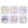 Nail Art Sequins Nail Patches Irregular Laser Sequins Aurora Cellophane Nail Art Trinkets Box