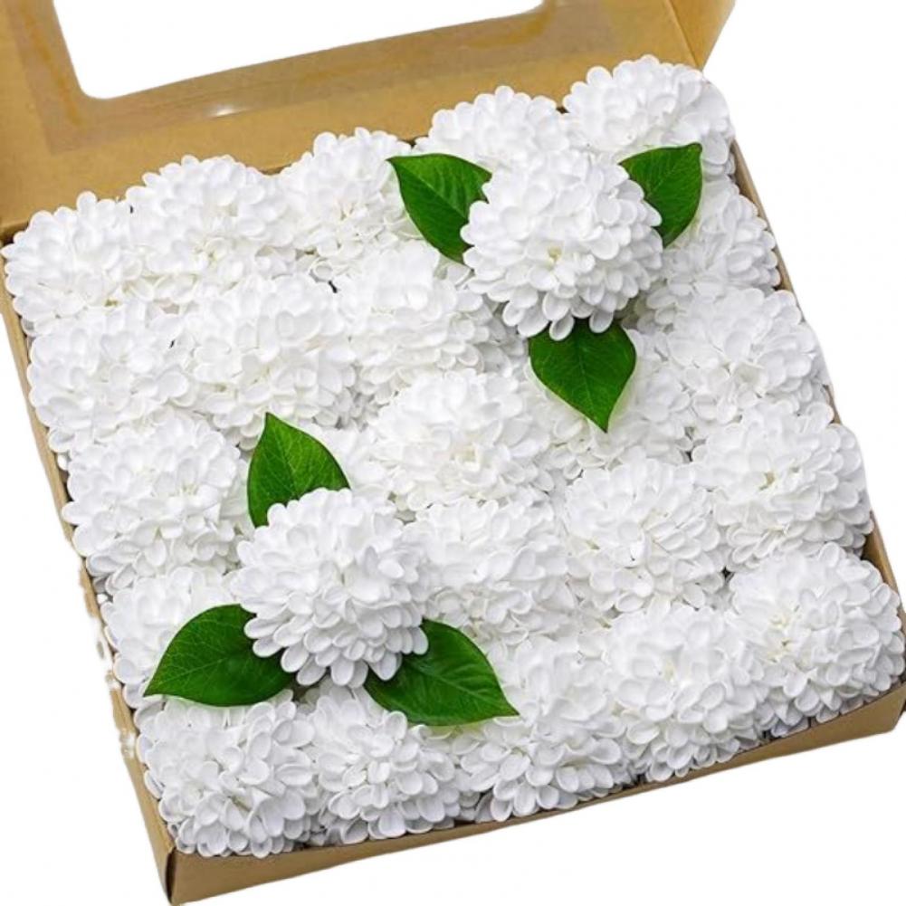 Simulated Hydrangea Flowers Realistic Artificial Hydrangeas for Diy Wedding Bouquets Party Decor Long Stem Fake for Floral