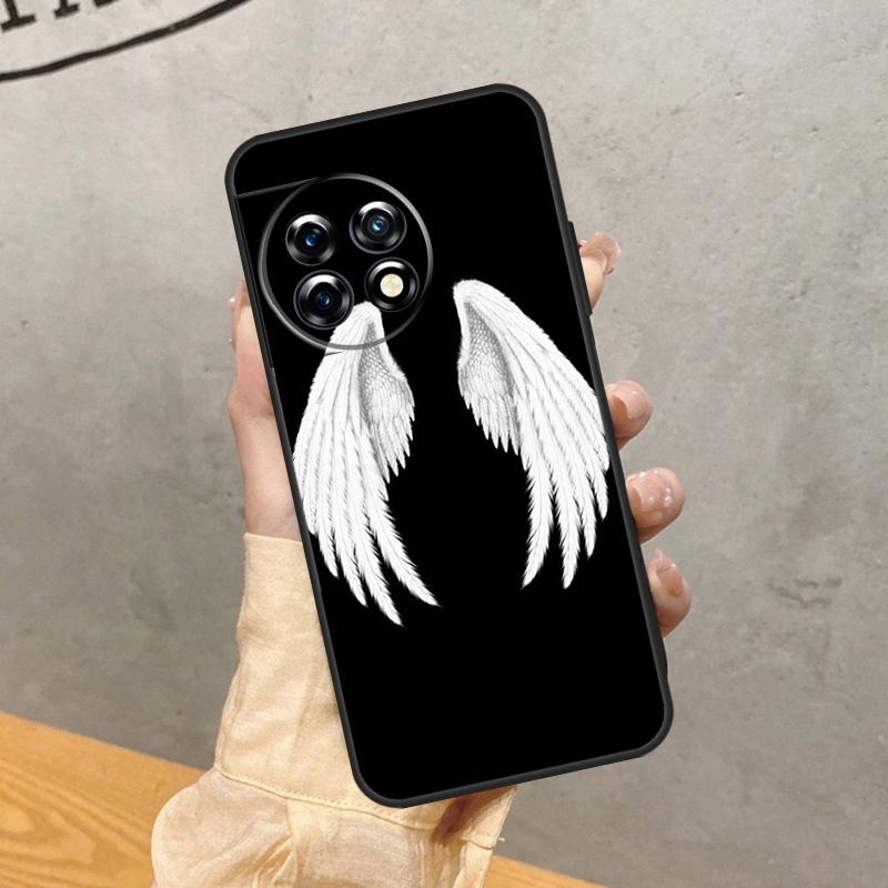 

Крылья Ангел Дьявол Чехол Для OnePlus 8 9 10 Pro 15 15R 13 R 12 11 13T 10T 8T Nord CE 5 2 3 4 Lite N20 N30 Обложка OnePlus Nord CE 3
