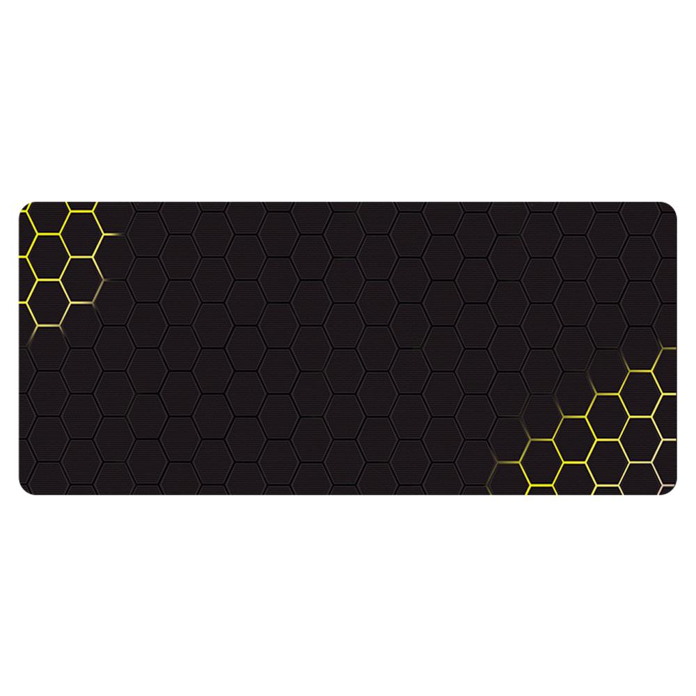 300x800x3mm Honeycomb Pattern Gaming Mouse Pad Rubber Anti-skid Desktop Mat