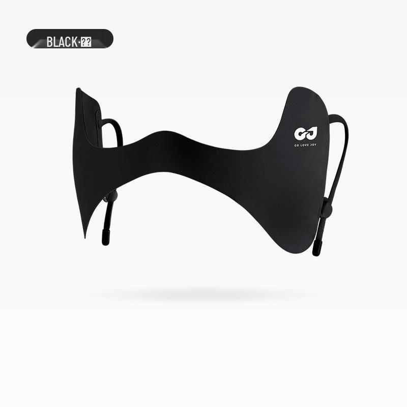 Seamless Butterfly Mask: Women's 24x Sun Protection with Breathable Ice Silk & UV Shield for Eye Corners & Nose