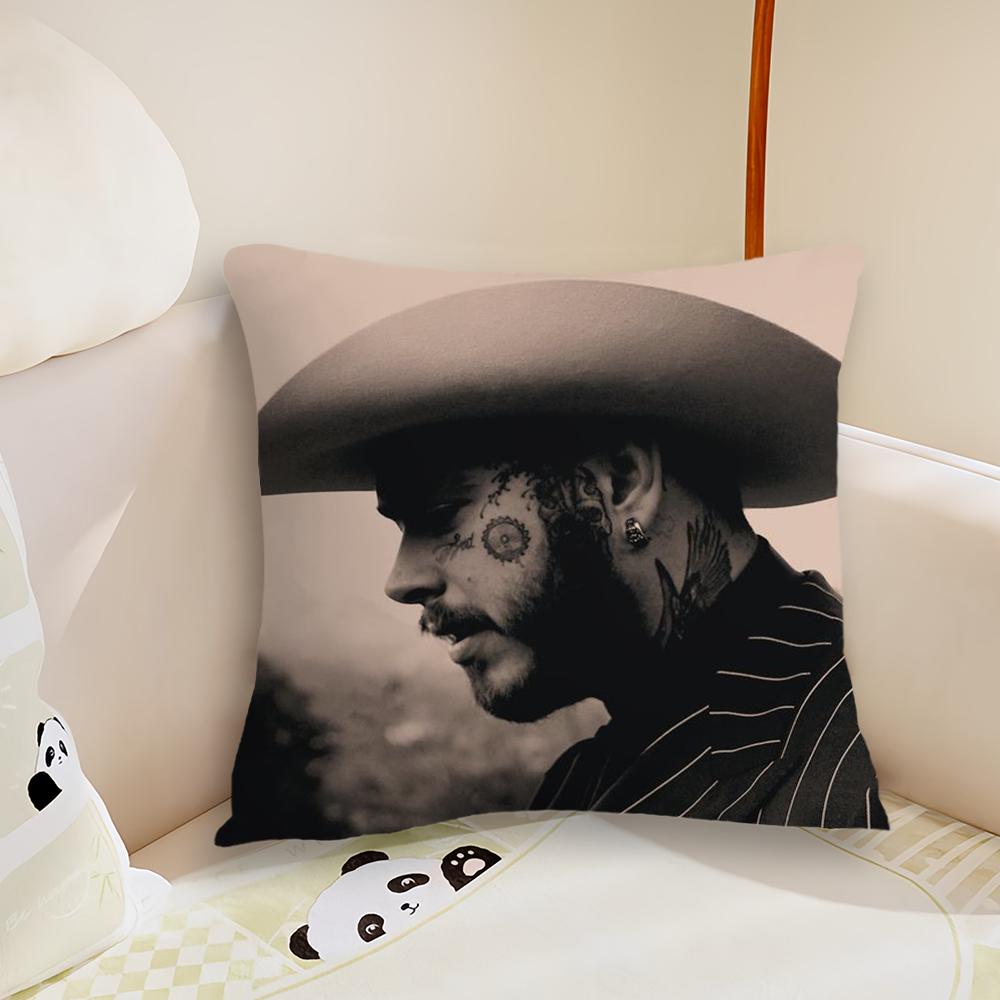 Post Malone F-1 Trillion Wohnzimmer Couch Rückenstütze Schlafzimmer Kopfstütze Rechteckiges Kissen Entspannungszeit Kissenbezug