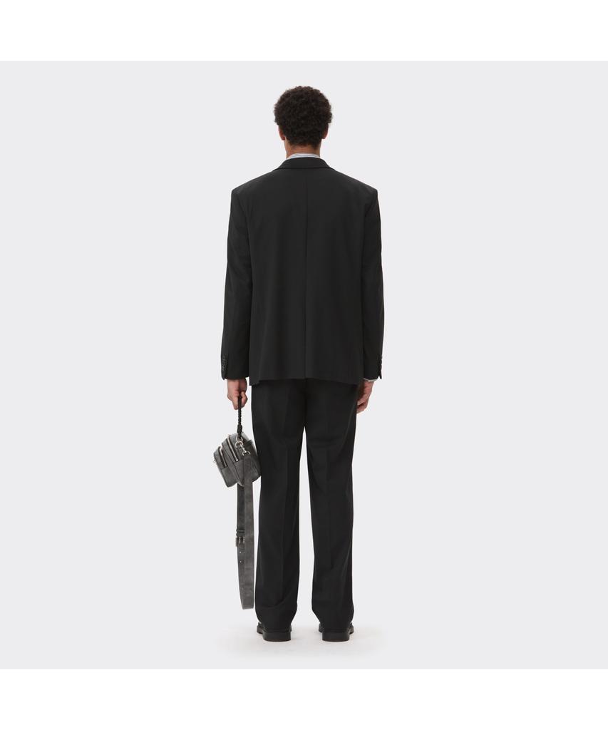 Keoseuuteommellou Black Relaxed Fit Wool Blended Setup Pants Cwpas26221Bkx