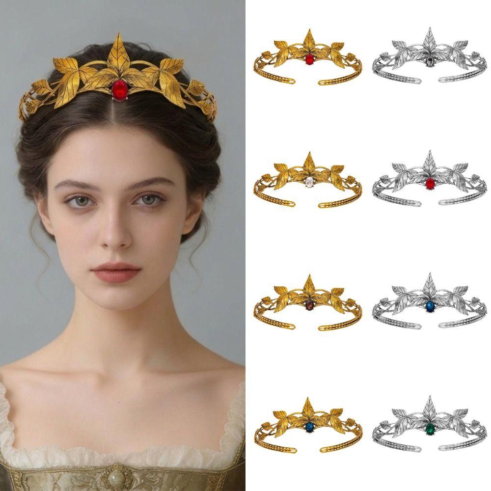 Forehead Ornaments Crystal Tiara Vintage Alloy Queen Princess Crown Crown Tiaras Birthday Gift