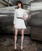 Untage Embroidered Lace Ruffle Mini Dress (White)_Uws-Ss12